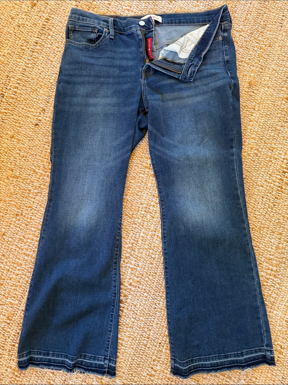 Lucky Brand Women's Dark Blue Wide Leg Jeans